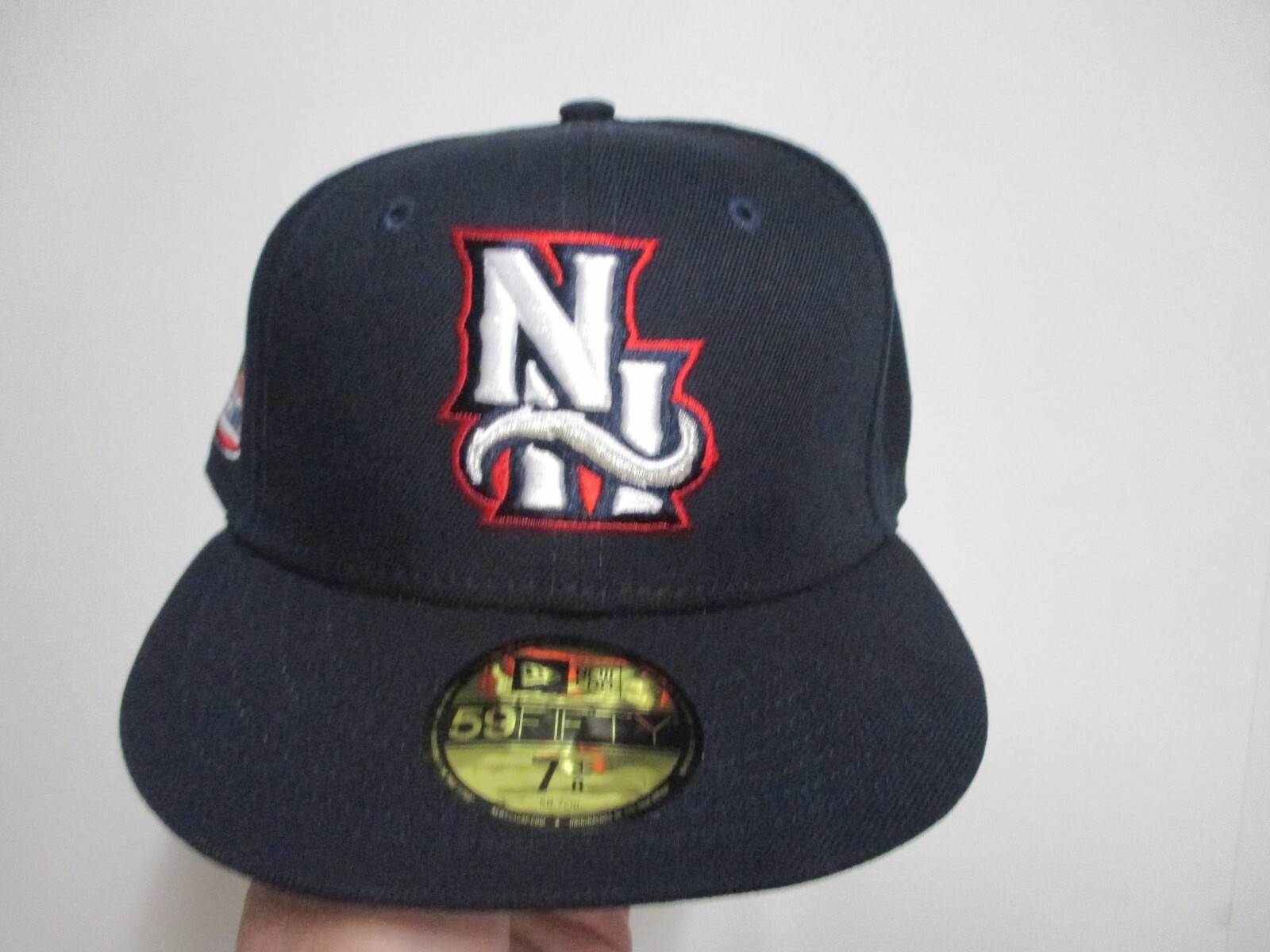 NEW HAMPSHIRE FISHER CATS NEW ERA 5950 MINOR LEAGUE MENS FITTED HAT (7 3/8) NWT