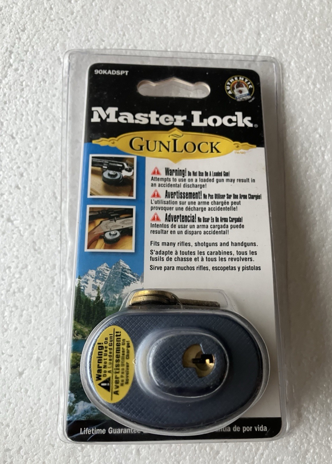 MASTER LOCK Trigger Lock MODEL 90KADSPT 2 KEYS NEW/SEALED