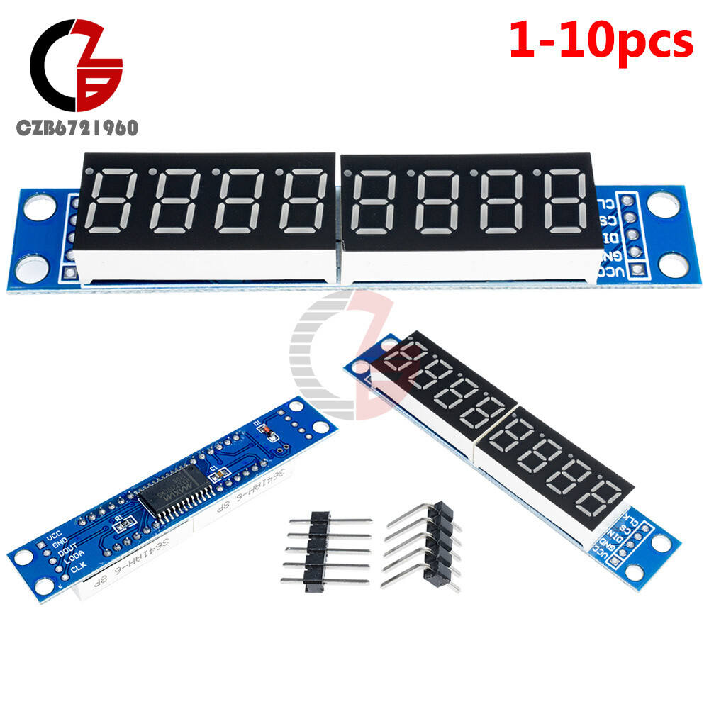 MAX7219 8-Bit LED Display 7 Segment Digital Tube Module For Arduino Raspberry Pi