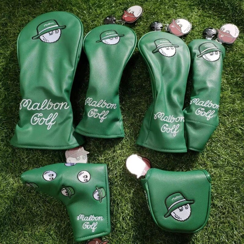 Classic Brand Green Golf club headcover Driver Fairway wood Hybrid cover 135UT