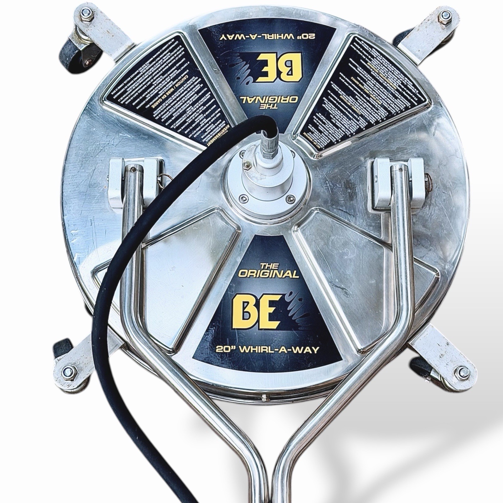 BE PRESSURE WHIRL-A-WAY 20'' Stainless Steel Flat Surface Concrete Cleaner #35