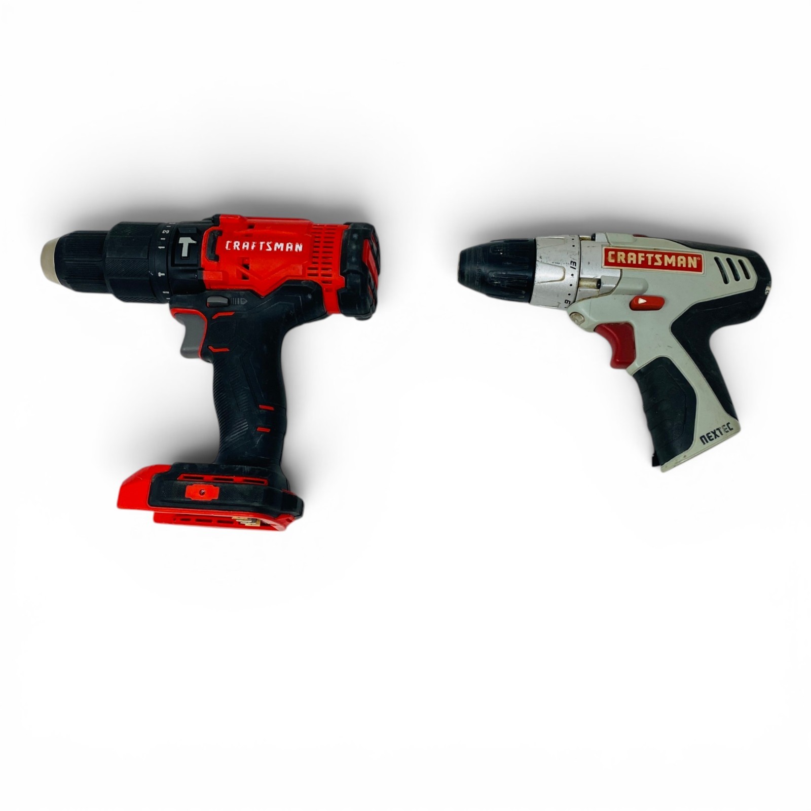 Craftsman Lot of 2 Cordless Drills and Drivers (CMCD703, 320.16003)
