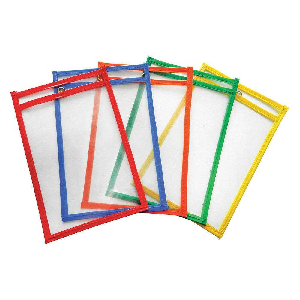 GRAINGER APPROVED 45TU85 Shop Ticket Holder,Assorted,10.25"H,PK10 45TU85