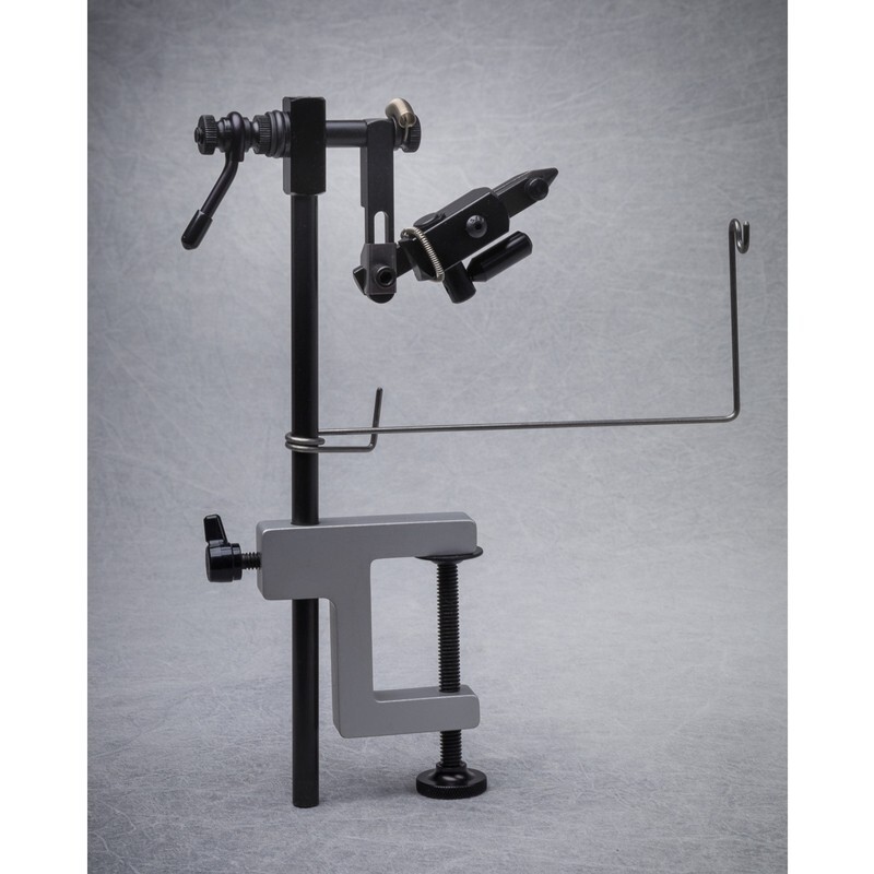 GRIFFIN ODYSSEY SPIDER CAM VISE w C-CLAMP & PEDESTAL Fly Tying Made in the USA