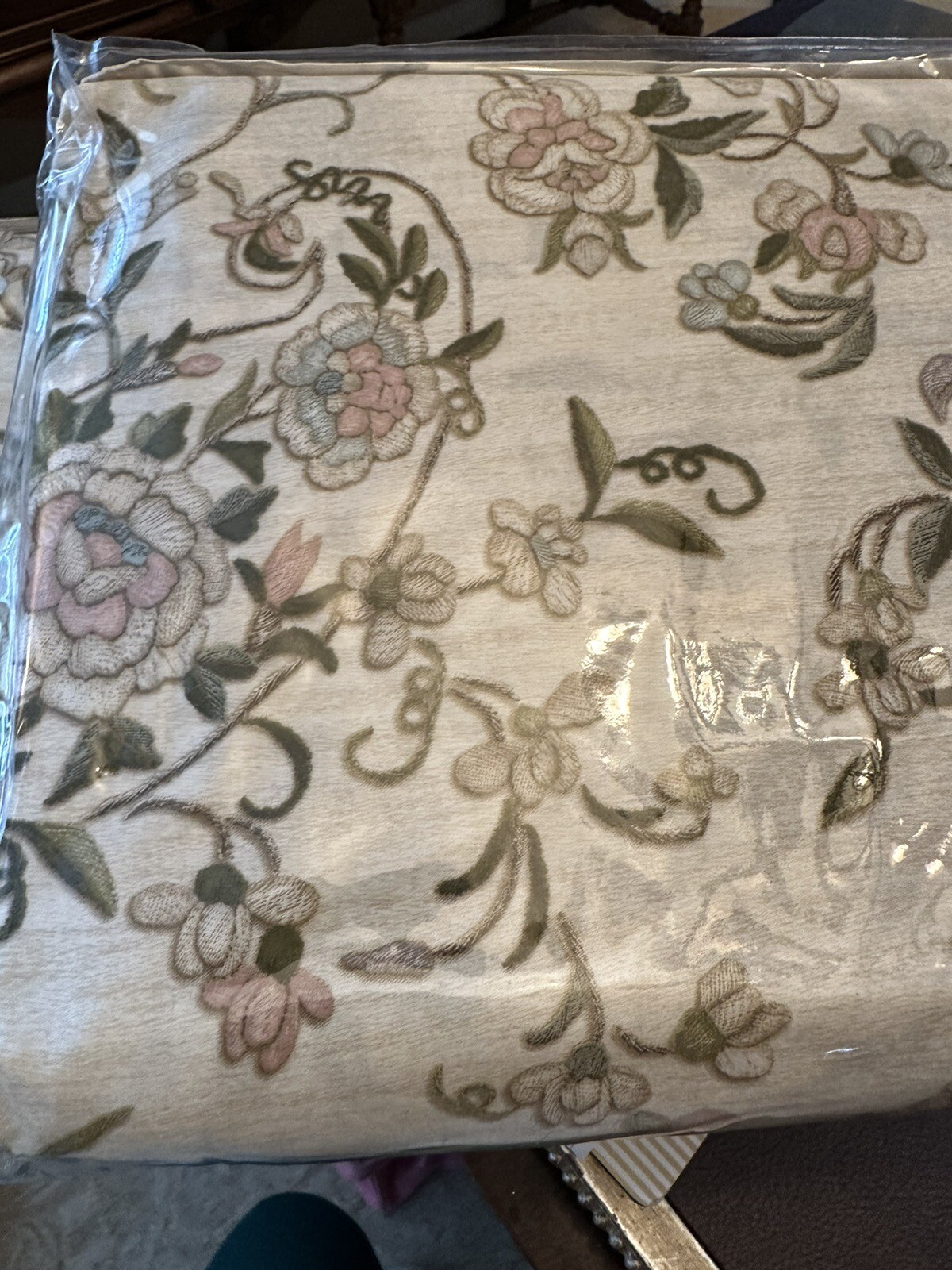 Vtg Ralph Lauren ROMANTIC TRAVELER Cal King Extra Deep Fitted NEW