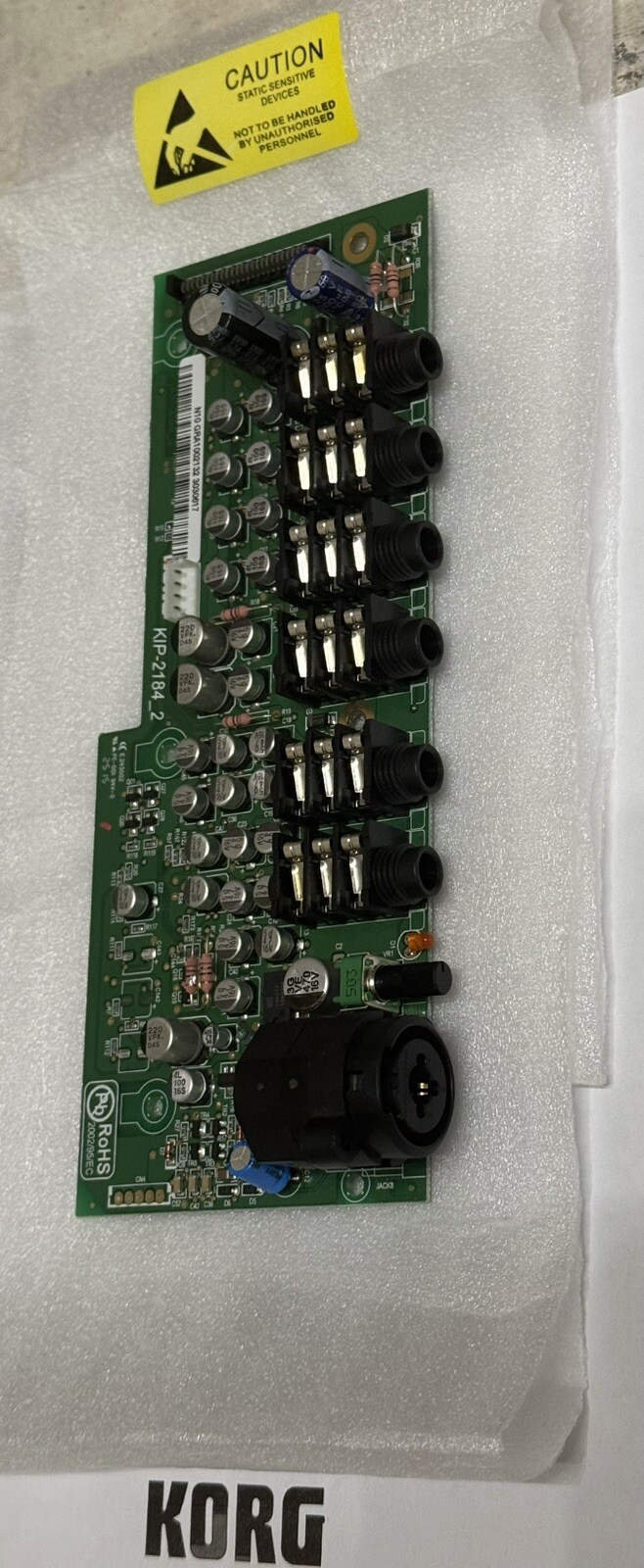 KORG PA3X Jack board (Input/Output board, KIP-2184),NEW