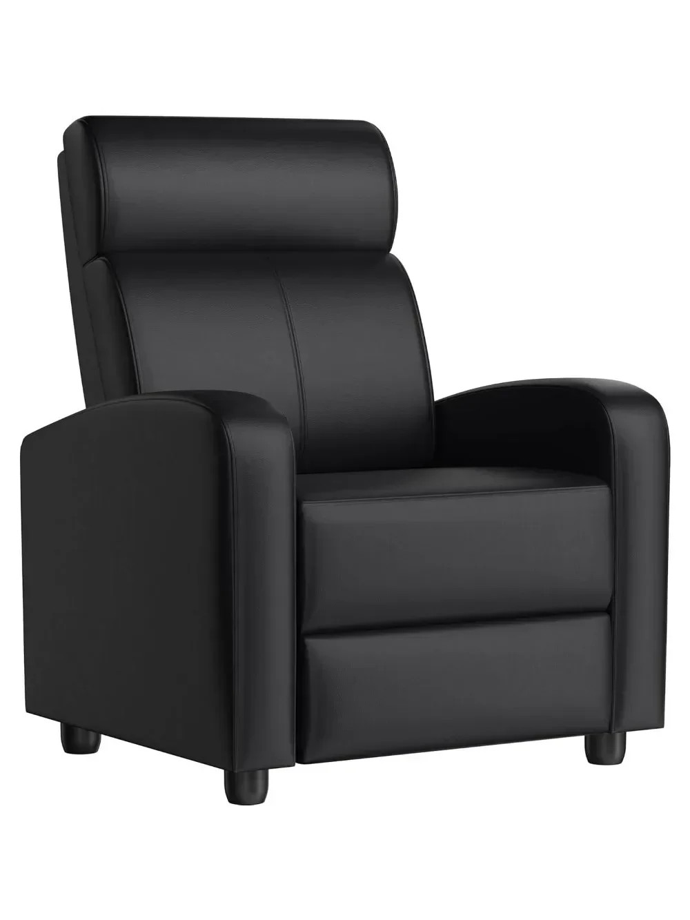 Mid-Century Recliner Chair Single Sofa for Home Theater or Club Room Seating