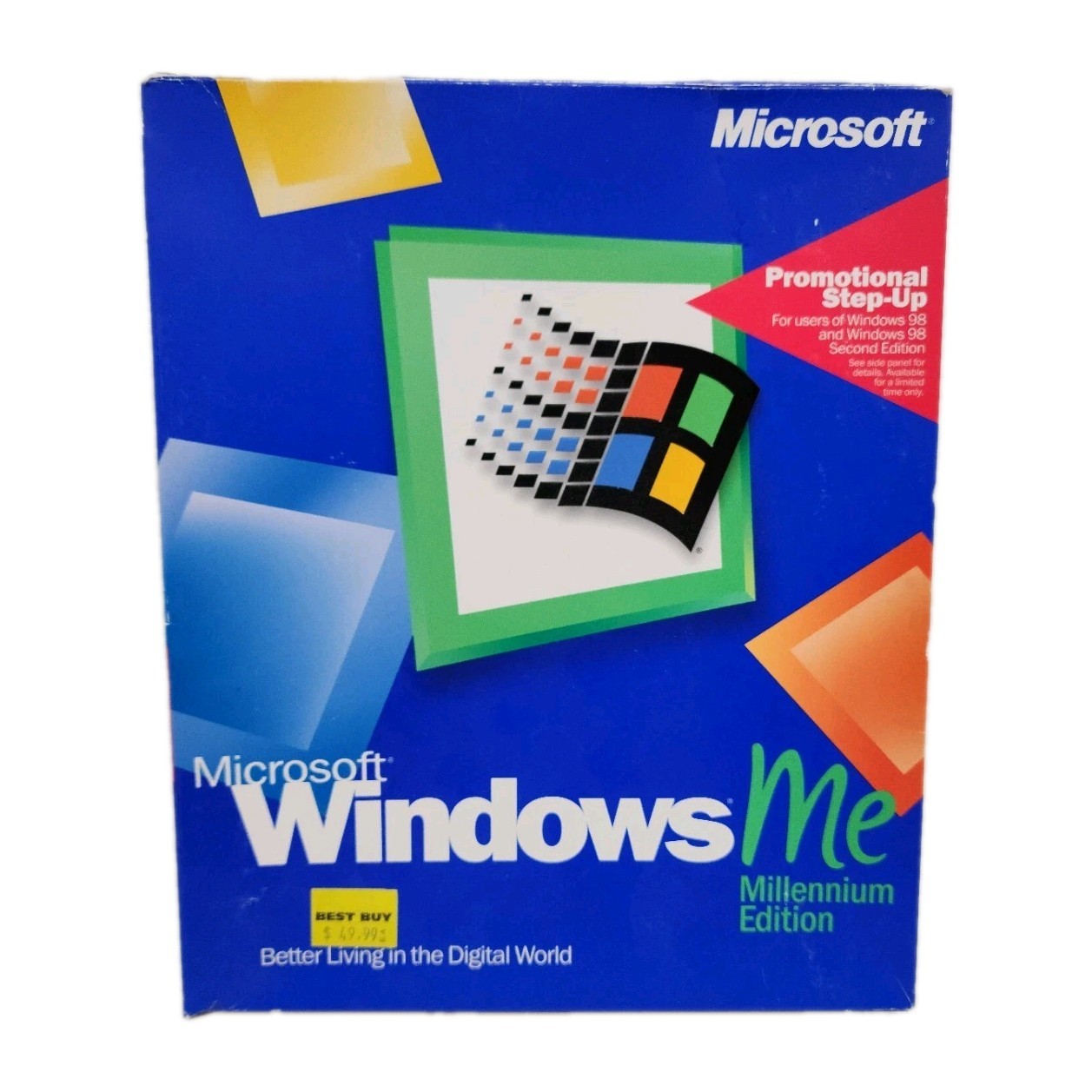 Microsoft Windows Millennium ME UPGRADE 2000 Rare Win CD in BOX with Product Key