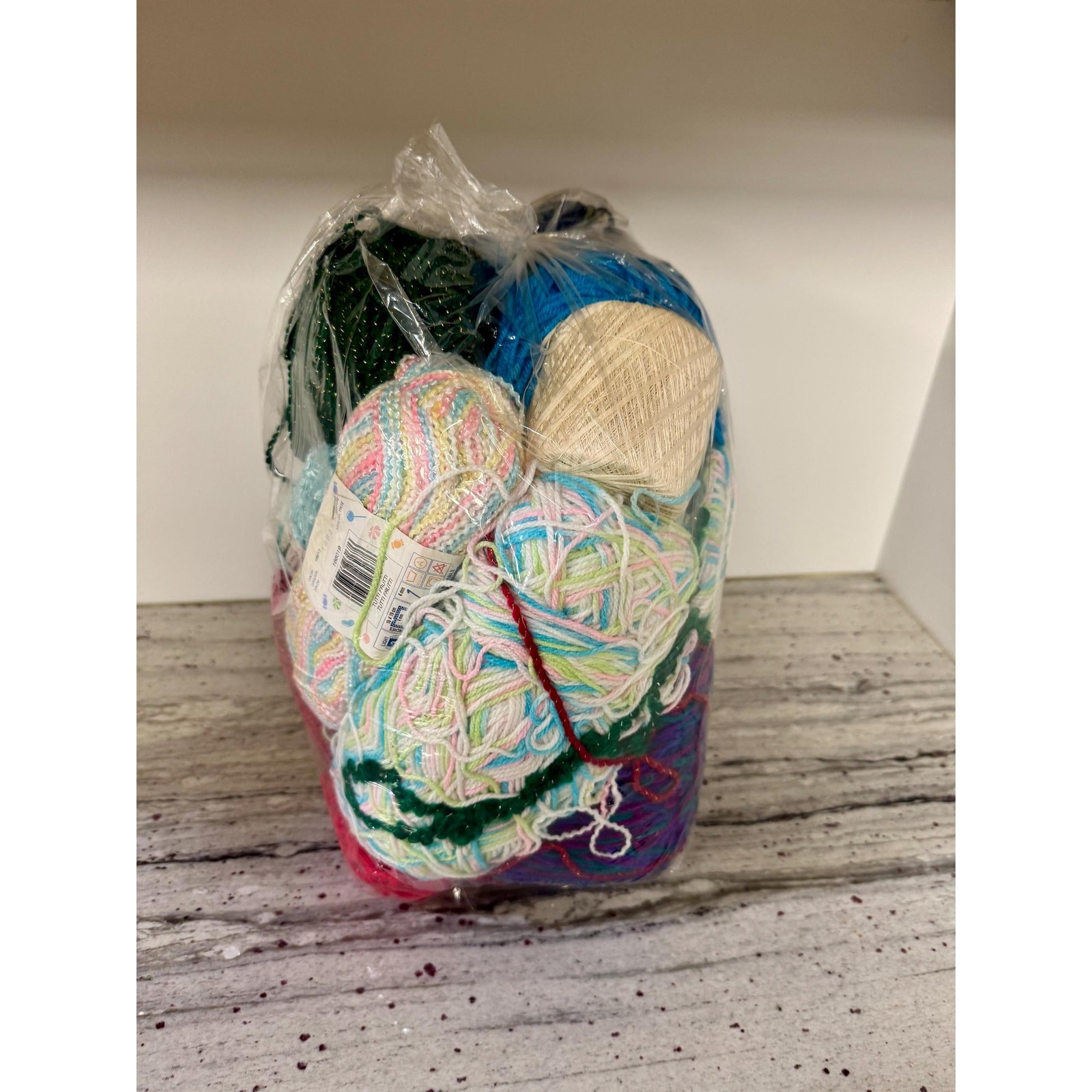 Mixed Yarn Lot – Assorted Acrylic and Craft Yarn Bundle