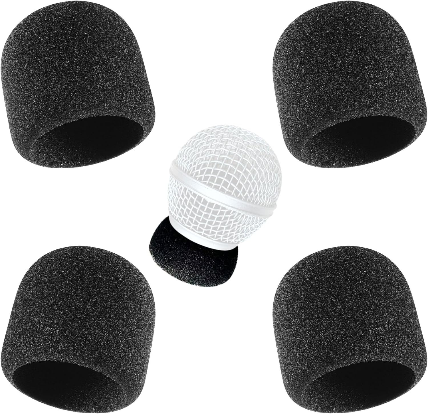 Microphone Grill Interior Foam Windscreen Replacement for SM58, Beta58 and Unive