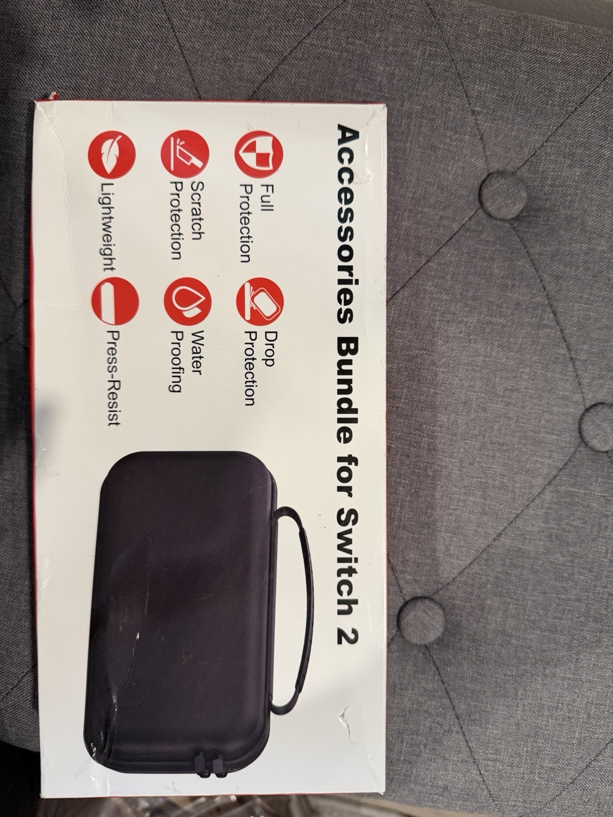 Nintendo Switch 2 Accessories Bundle Console Carrying Case Kit