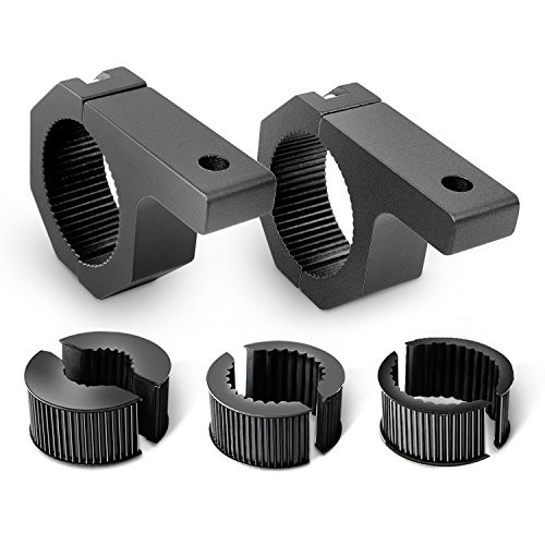 90020B 2 Pack Mounting Bracket Kit LED Off Road Light For 1"/1.5"/1.75"/2"Bar