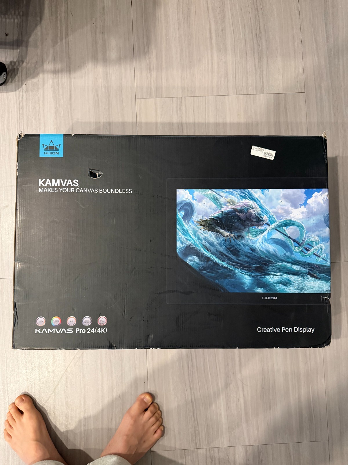 Huion Kamvas Pro 24 (4K) Graphics Drawing Tablet
