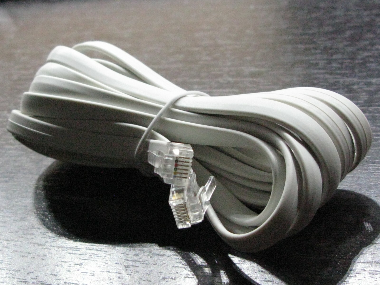 10ft (3M) RJ12 6P6C Tel Phone Line Cable for home or office