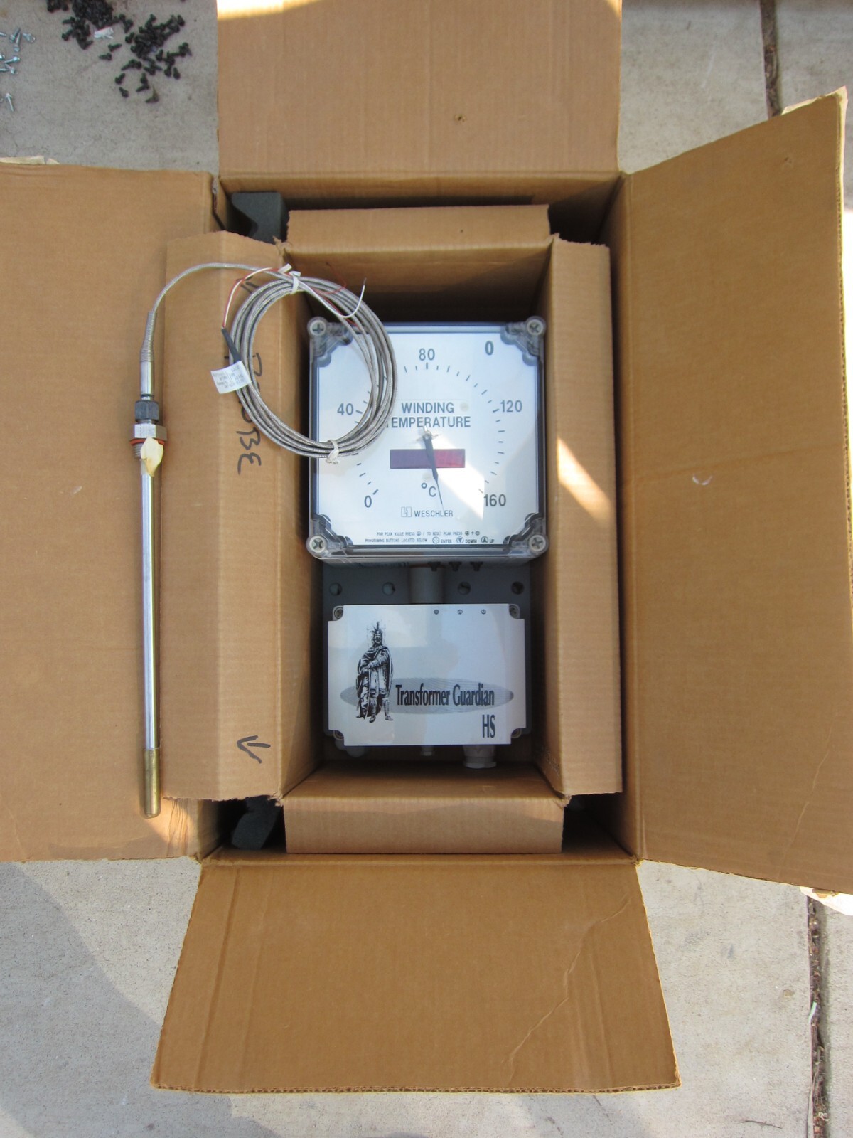 Weschiler CD62T00103(6BR8PS600FAPSSB) 0-160°C 125VDC Winding Temperature Meter