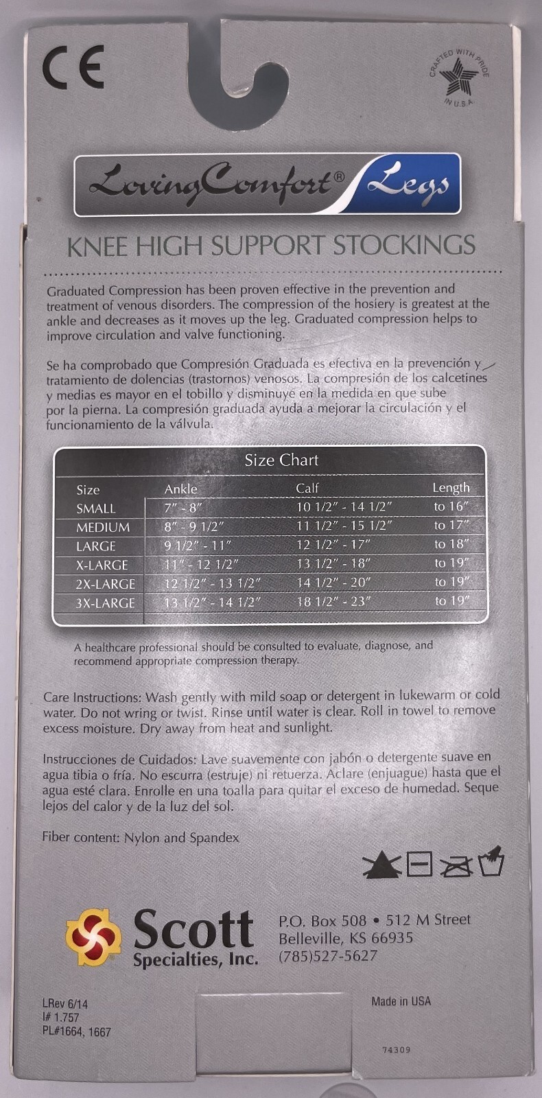 LOVING COMFORT KNEE HIGH SUPPORT STOCKINGS 20-30 mmHg Closed Toe