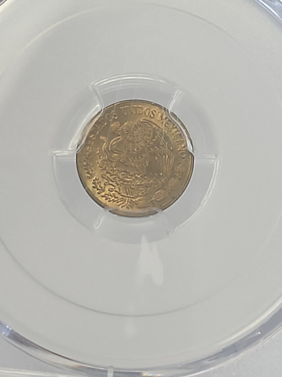 1970 1C Mexico Smal Size Pcgs Ms66