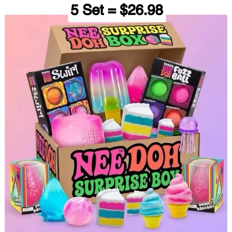 5Piece Set Mystery Squishy Box, Blind Box Squishy Random , Squishy Fun Box