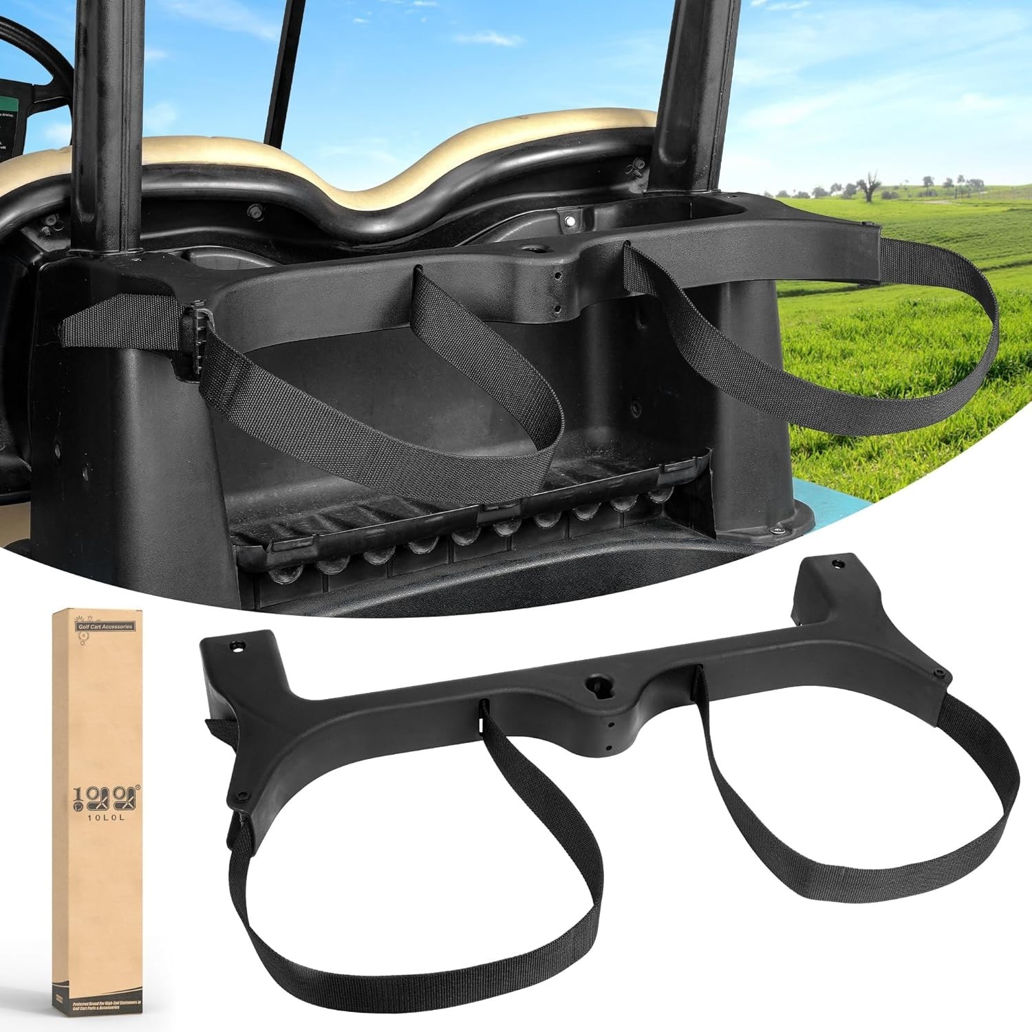 Golf Bag Attachment for Club Car Precedent 2004+ Gas & Electric Golf Carts 10250