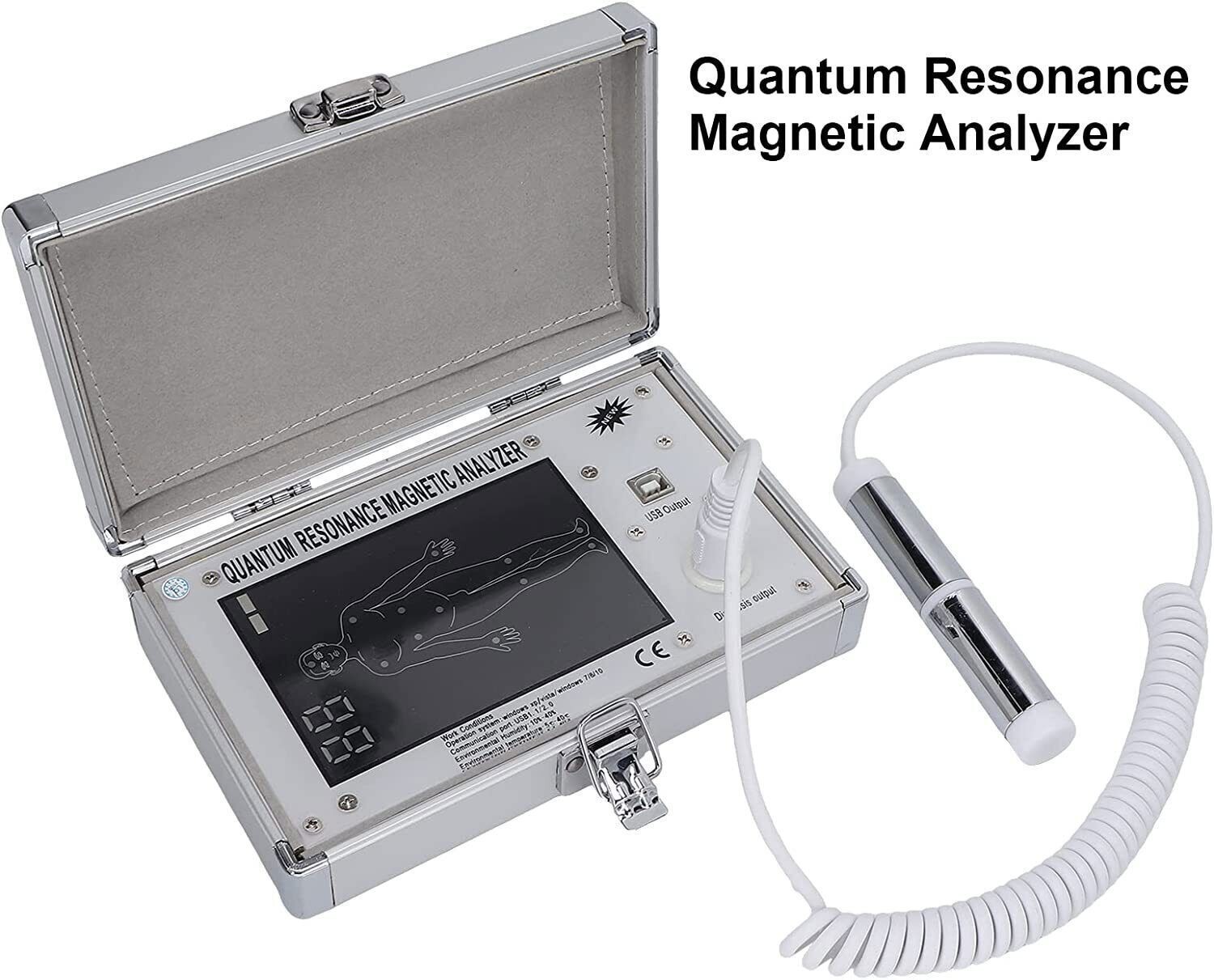 New 1Pcs Practical 4TH Gen Quantum Magnetic Resonance Body Analyze - 52 Reports