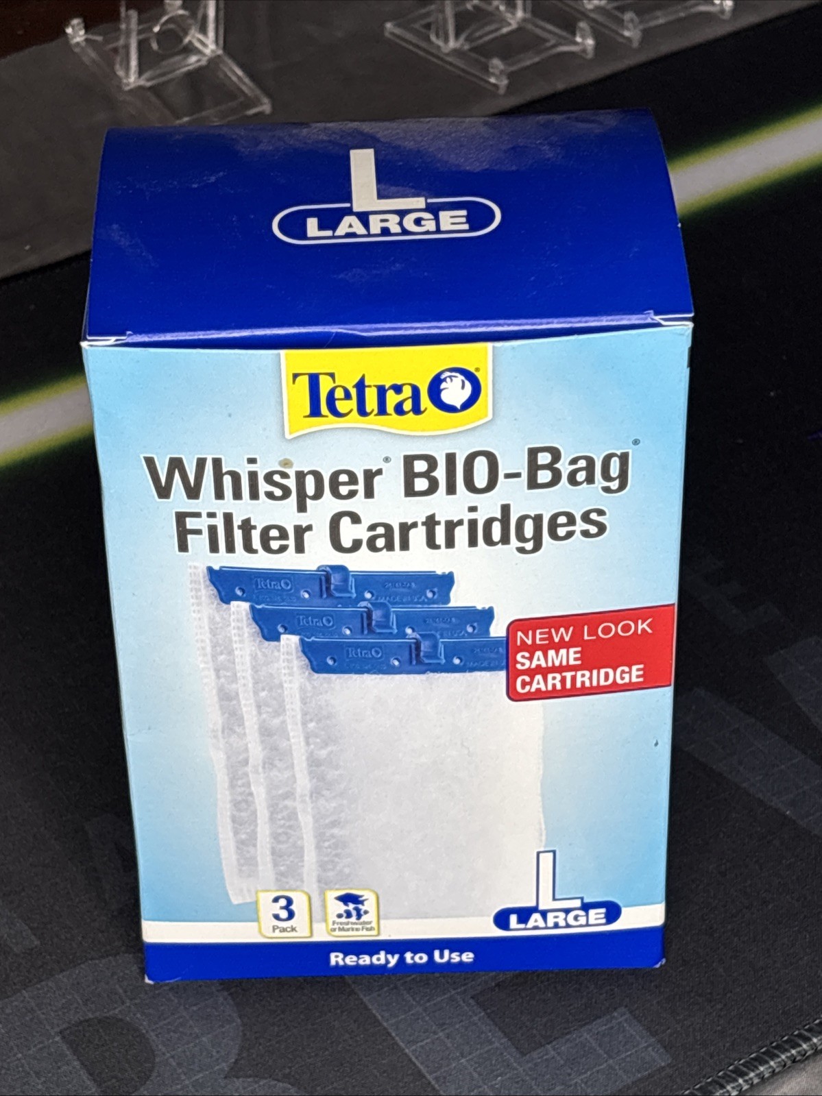 Tetra Whisper Bio-Bag Cartridge Large 3 Pack Ready To Use NIB