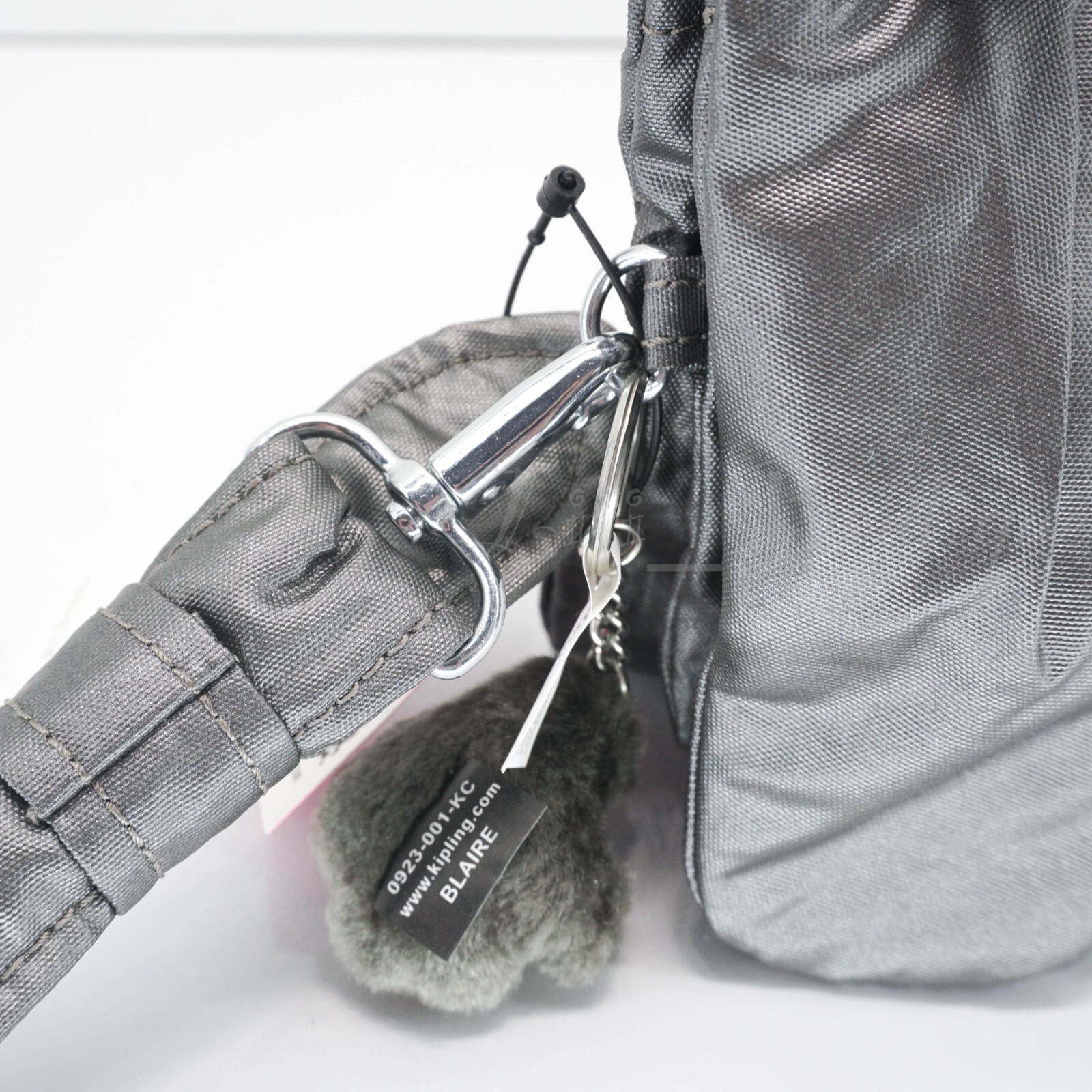Kipling Creativity XL Pleat Extra LargePouch Polyamide KIB5P4 Moon Grey Metallic