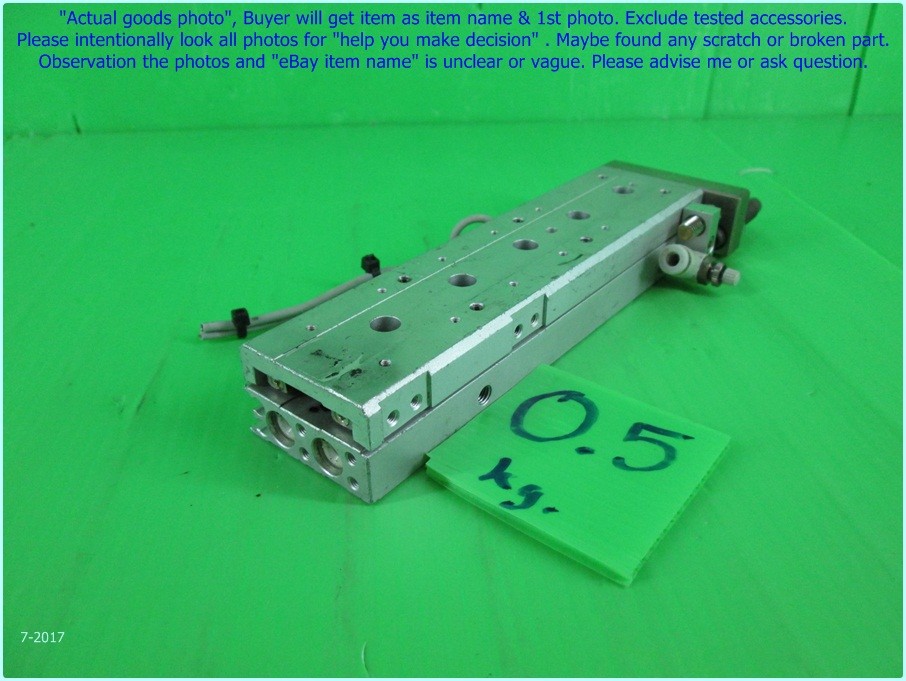 SMC MXS8-75AS, Cylinder slide table as photo, sn:xxx, lφo