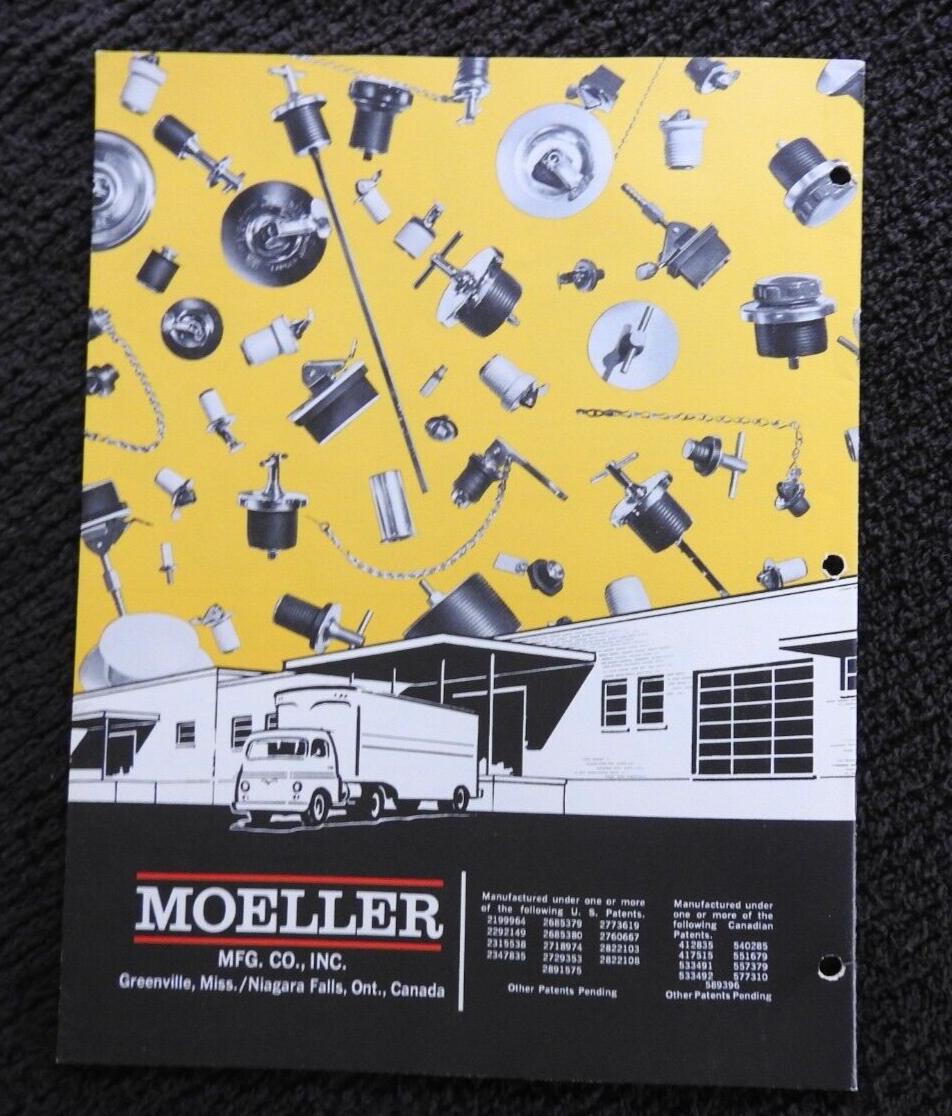 1966 Moeller Manfacturing Co Closures Engineering Catalog/Brochure Greenville MS