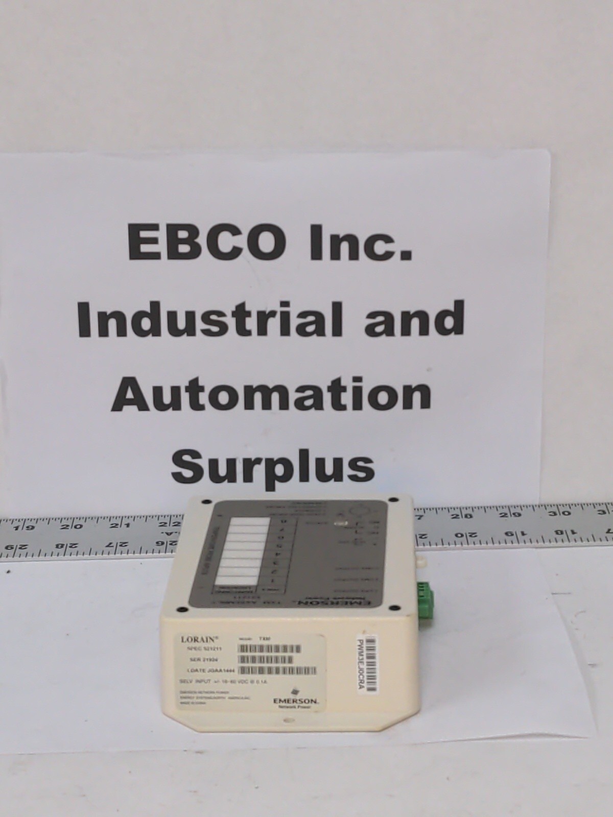 EMERSON, LORAIN TXM ASSEMBLY SPEC 521211 TEMP CONCENTRATOR