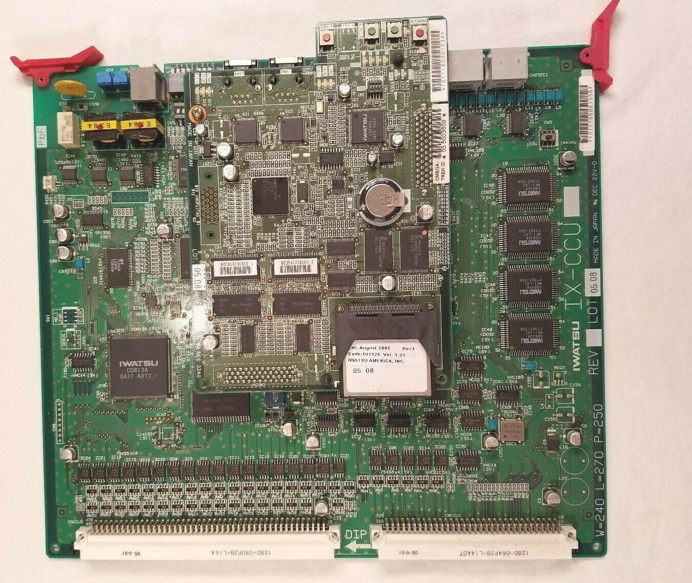ADIX IX-CCU Iwatsu Central Control Unit Circuit Card Lot 05.08