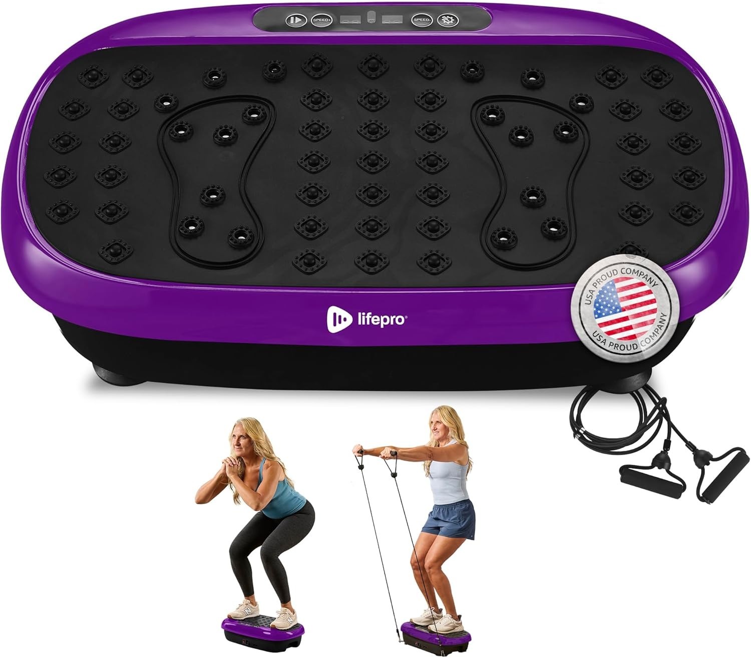LifePro Vibration Plate Exercise Machine for Weight Loss & Lymphatic Drainage