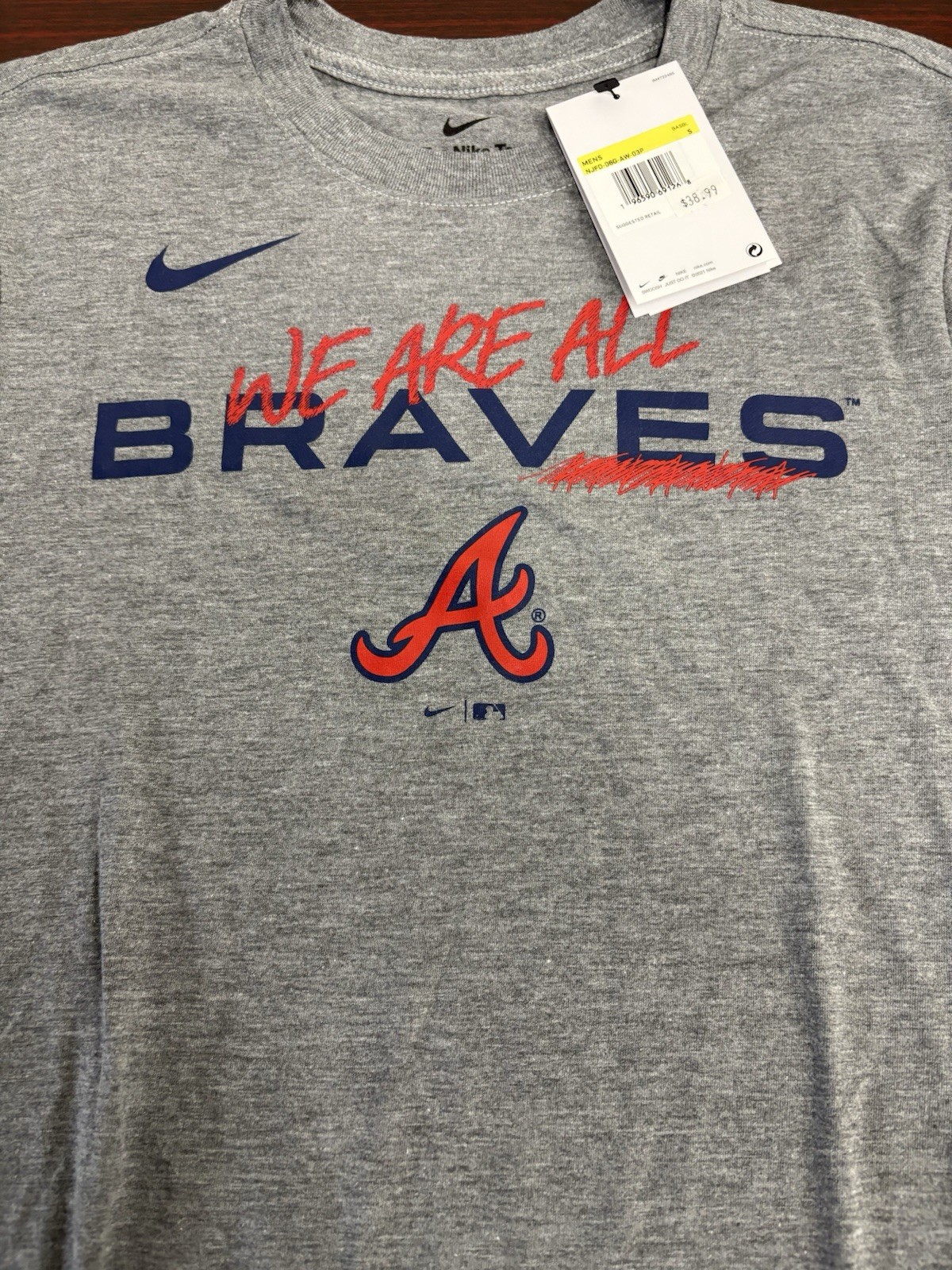 Atlanta Braves Nike Men's We are all Braves Shirt - Brand New!