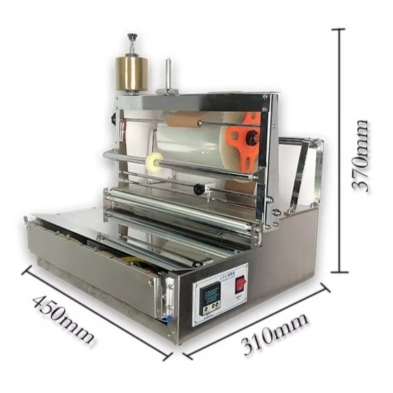 Cigarettes Perfume Box Cosmetic Adjustable Cellophane Wrapping Sealing Machine