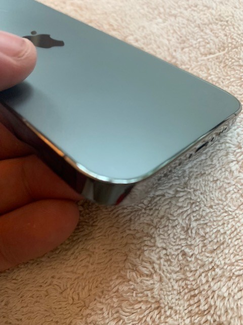 Apple iPhone 12 pro grey back rear housing glass chasis ( B )
