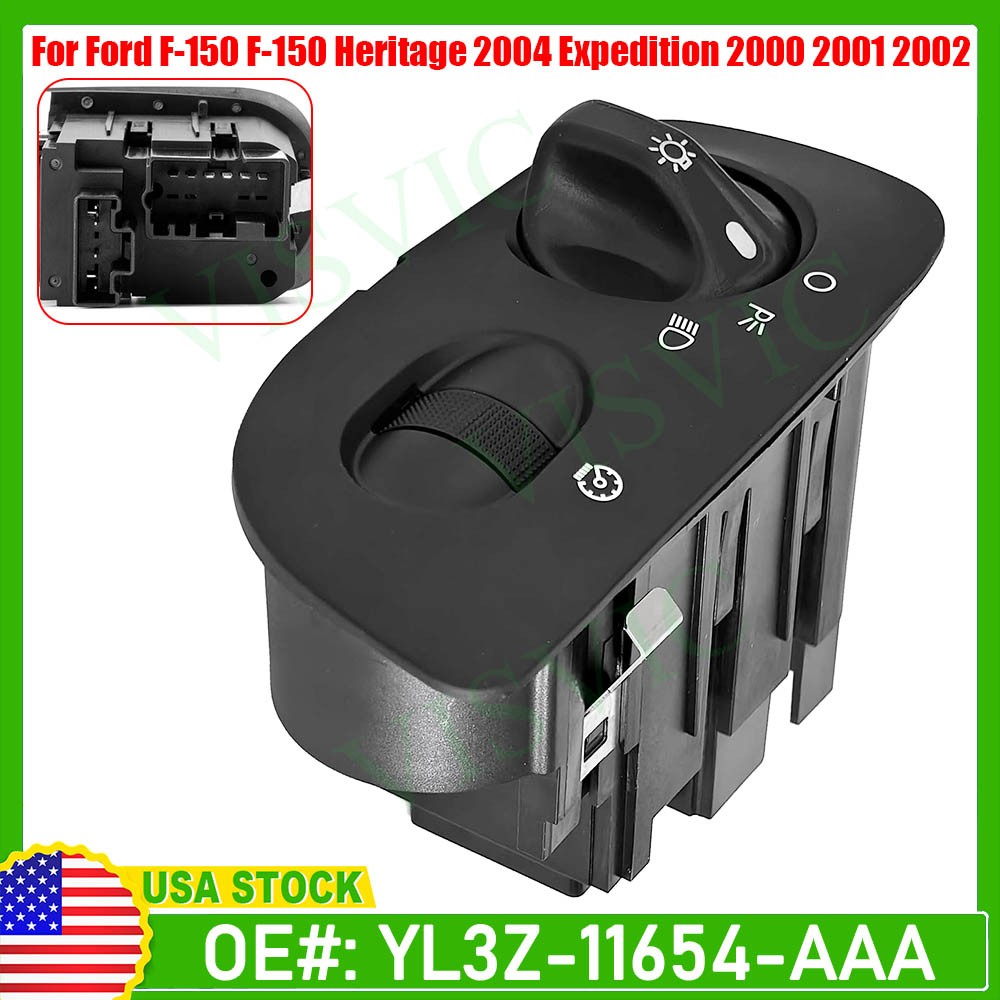 For Ford Expedition F-150 00-04 HEADLIGHT dash control SWITCH dimmer head light