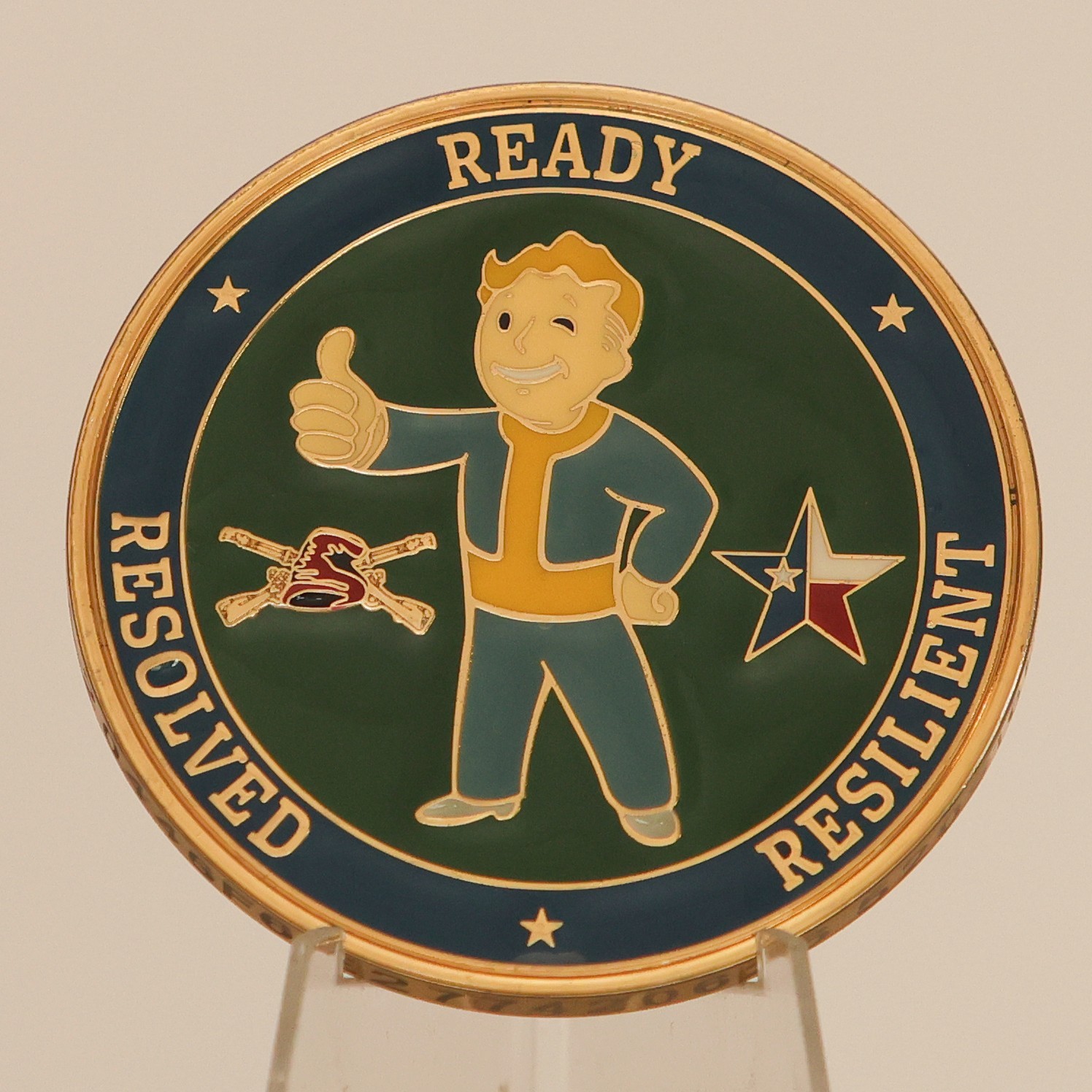Fallout Vault Boy Critical Infrastructure Challenge Coin 1#16