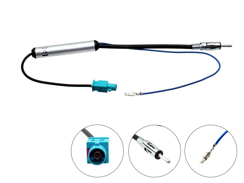 Adapter Fm Antenna Audi Volkswagen Opel Citroen Peugeot Seat Skoda - 166eco