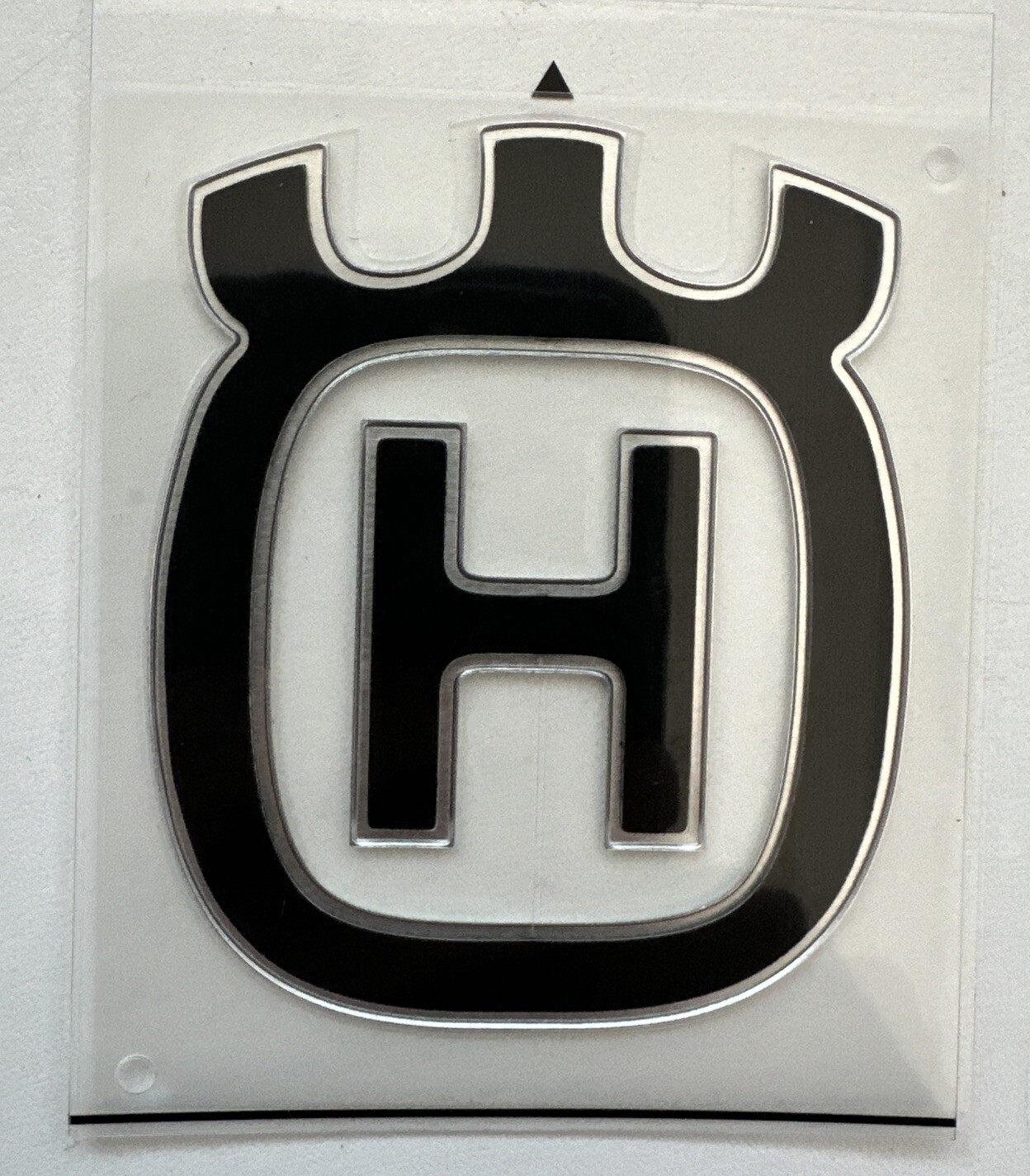 Husqvarna 532428676  Husqvarna Crown Logo Decal for Snow Auger 3”x3”