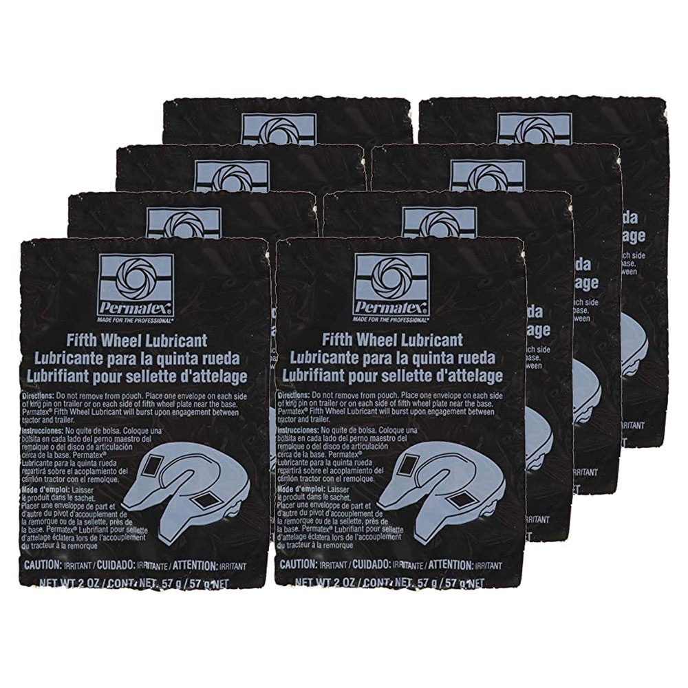 Permatex Trailer Hitch Ball Grease 01010 (8-PACK); Fifth Wheel Lubricant