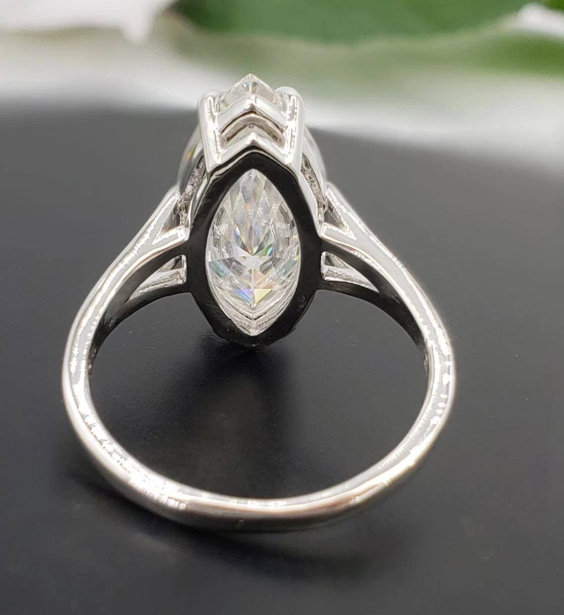 RARE 7.65 Ct Certified Treated White Diamond Ring,Tariffs FREE & Matching Studs.