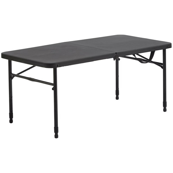 Mainstays 40" Adjustable Height Centerfold Folding Table Portable Plastic Desk