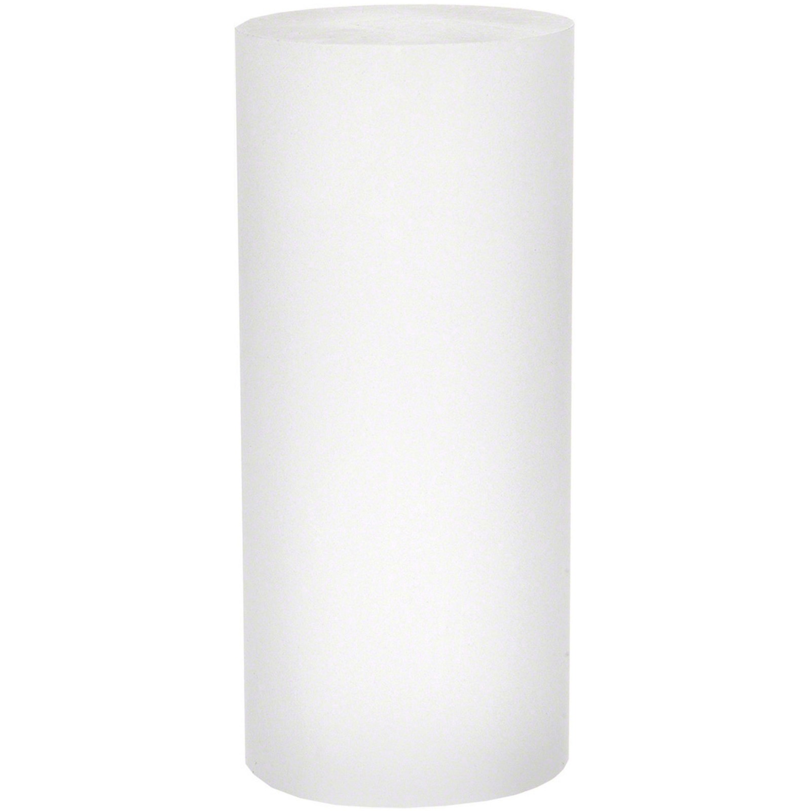 Plymor Frosted Acrylic Solid Cylinder Round Display Riser, 4.5" H x 2" W