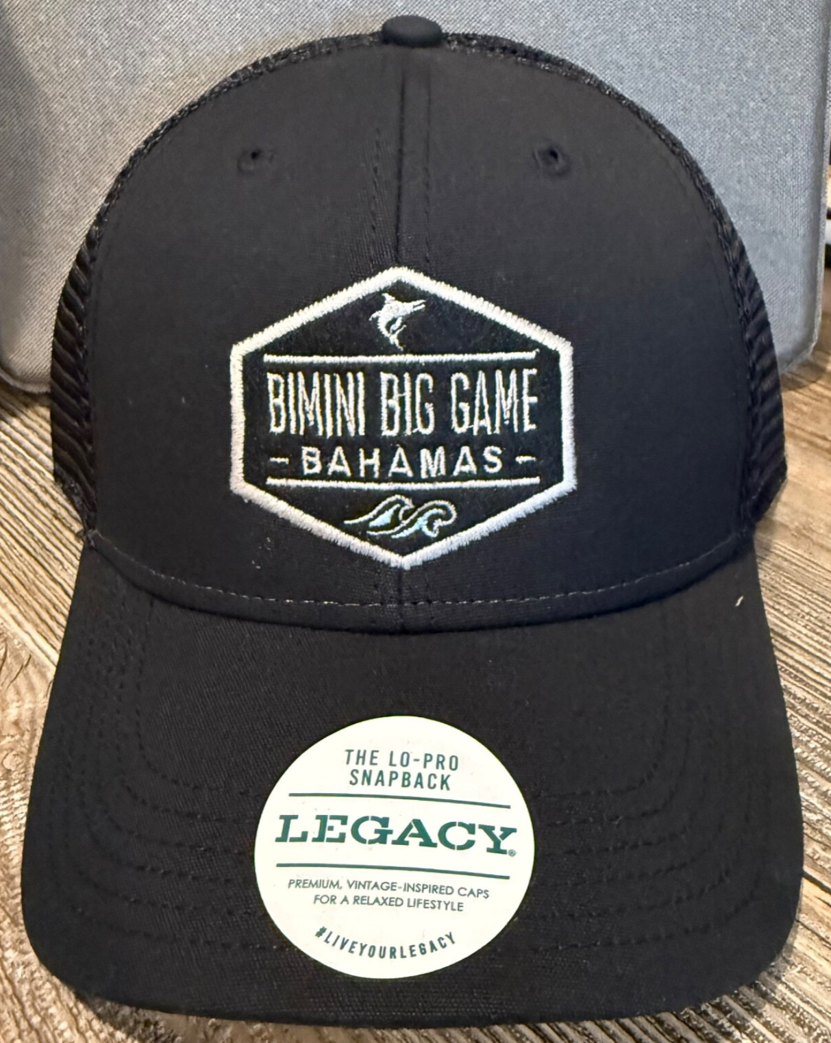 Bimini Big Game Club Resort & Marina Bahamas SnapBack Mesh Baseball Hat Cap NEW