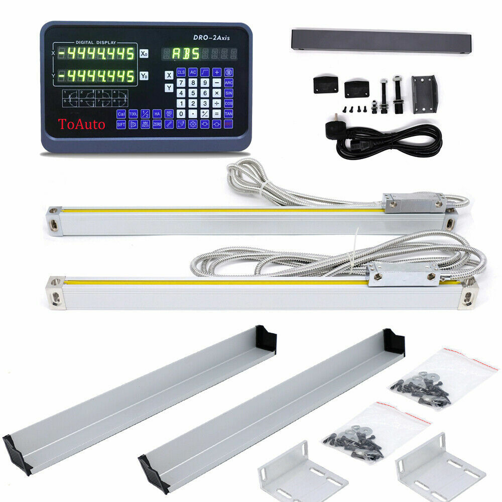 1/5um Linear Scale Sensor 2/3/4 Axis Digital Readout DRO Display for Mill Lathe