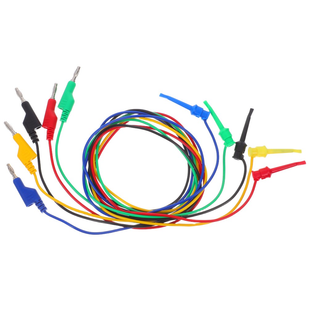 5 Pcs Electronics Test Leads Flexible Cables Multimeter Probe Wires