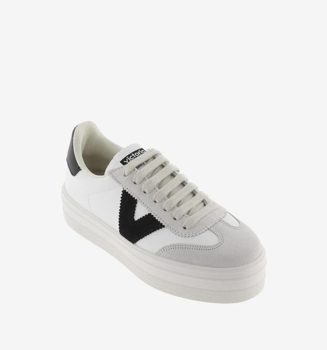 Victoria Barcelona Leather Negro Platform Sneaker Women EU sizes 37-41/US6-10