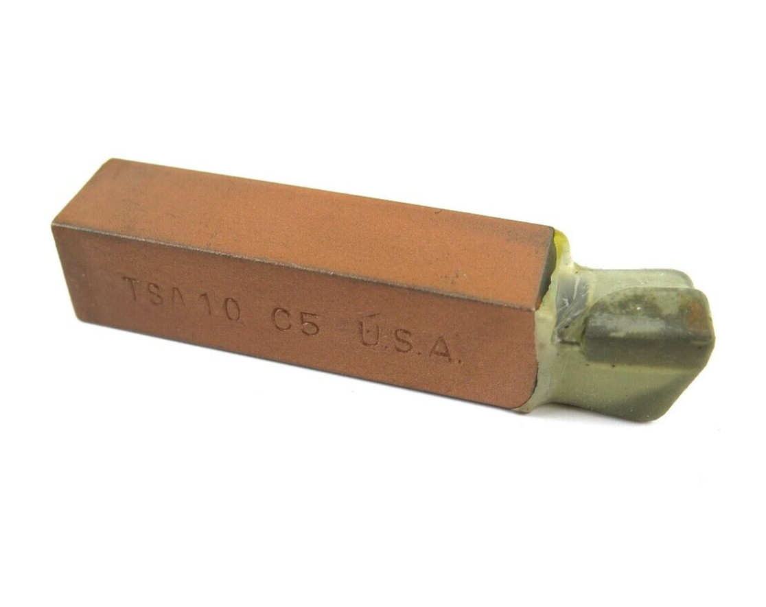 1pc ACT TSA-10 Grade C5 Carbide Brazed Lathe Tool Bits 5/8" x 5/8" Shank