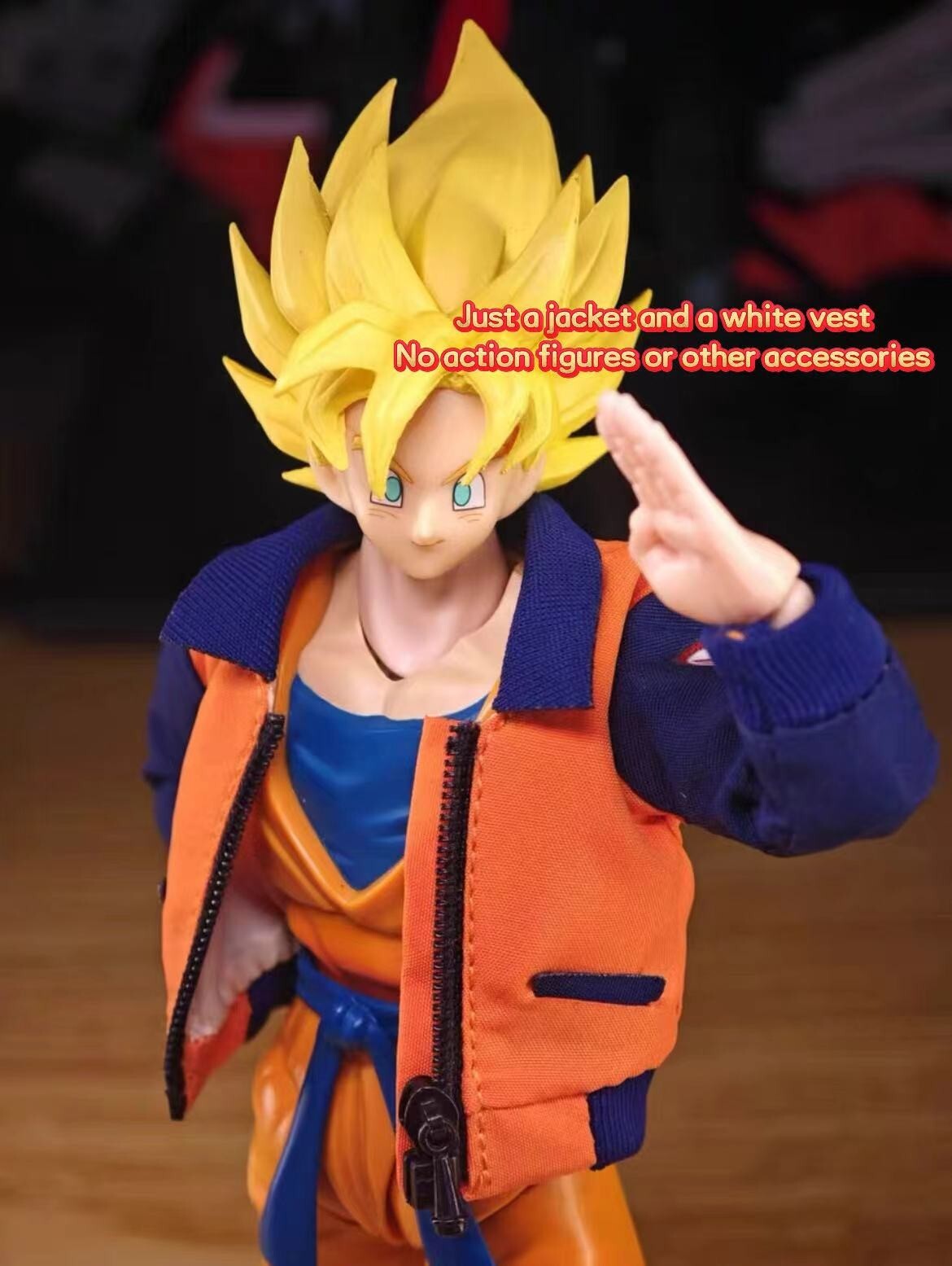 custom 1/12 shf full power goku Jacket Set（No Figure）