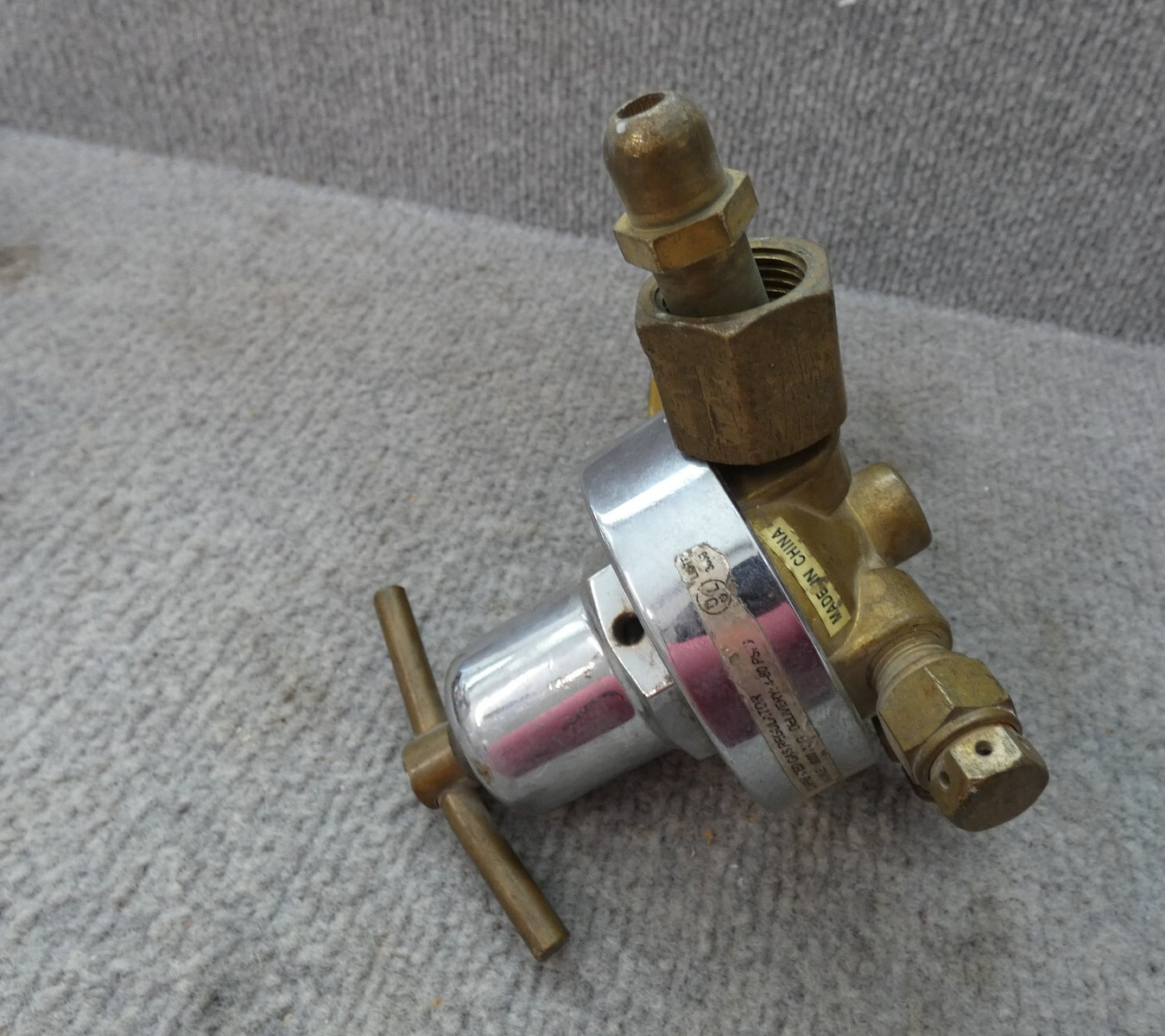 WELDING REGULATOR MANIFOLD GAUGE