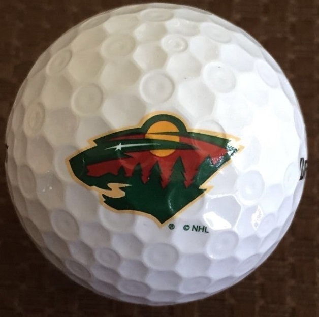 1 Dozen (Minnesota Wild NHL Logo) Wilson Mix Mint Golf Balls